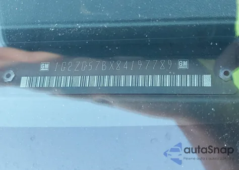 2008 Pontiac G6 z USA, uszkodzony, nr VIN 1G2ZG57BX84197789